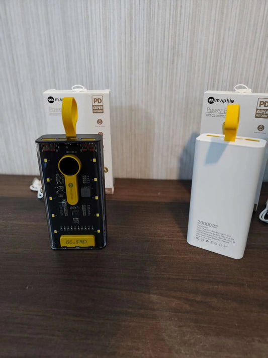 20000mah Power Bank 66W Super Fast Charging PD Power bank with Night Light.