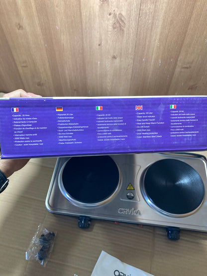 ORVICA-Russia Portable Electric Double HotPlate/Electric Stove 2000W