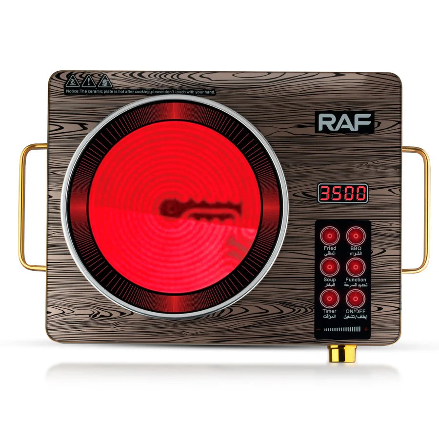 RAF Infrared Electric Stove – Fast Heating Portable Cooker |