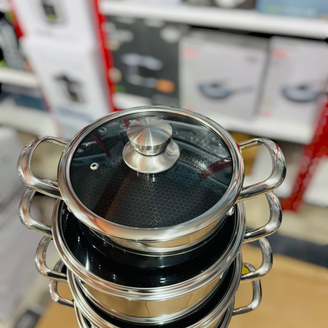 Laser Coated Honeycomb Cookware Set Germany technology 🇩🇪