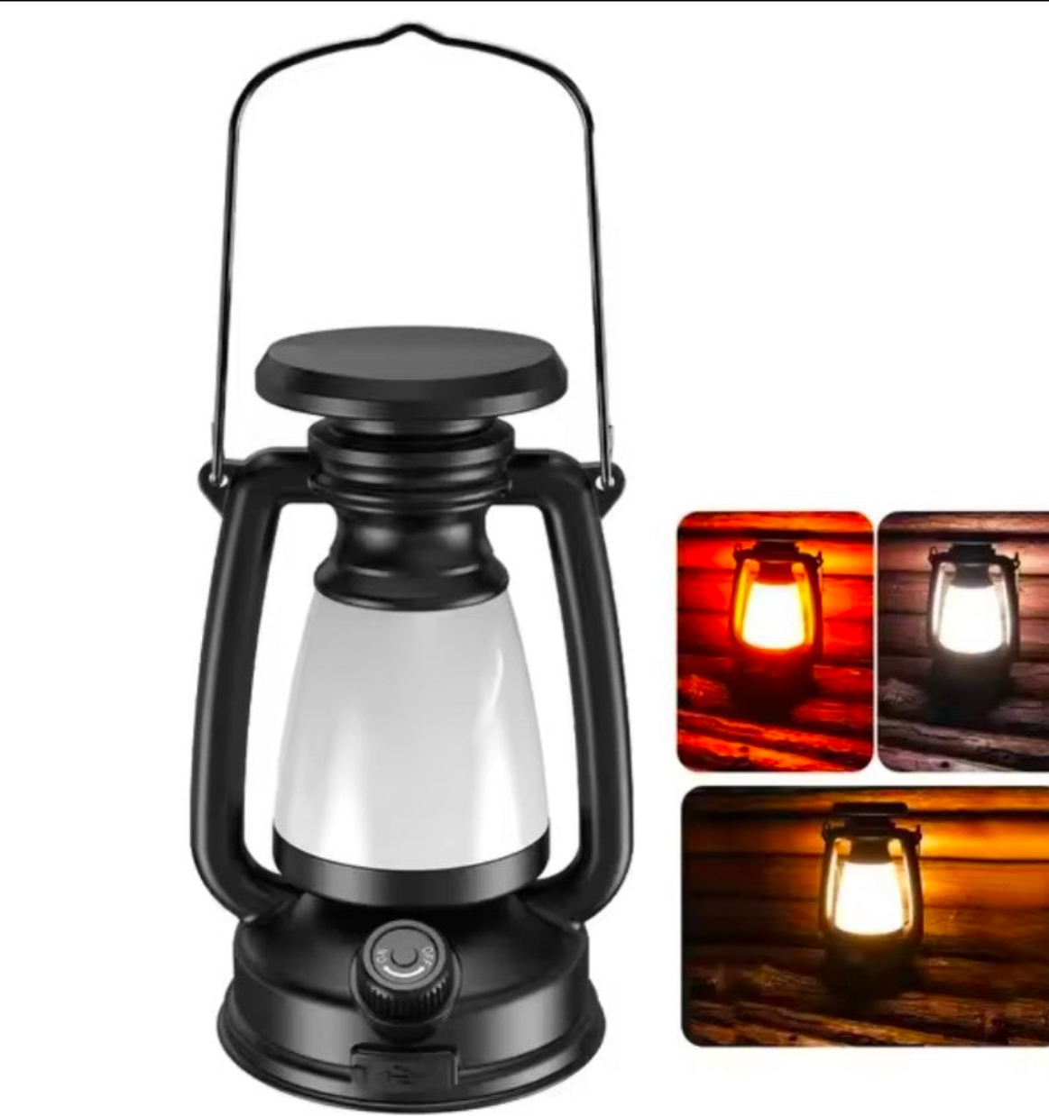 Solar Lantern Rechargeable/Solar Charging Camping Light Portable Camping Lanterns 3 Lighting Modes|khaadiimport