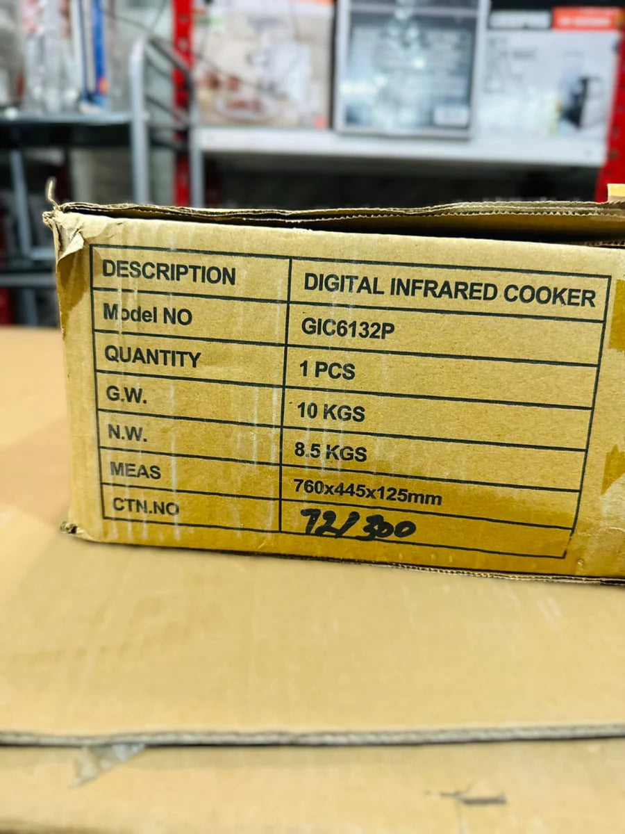 Geepas Double Burner Hot Plate-6132 |khaadiimport.shop