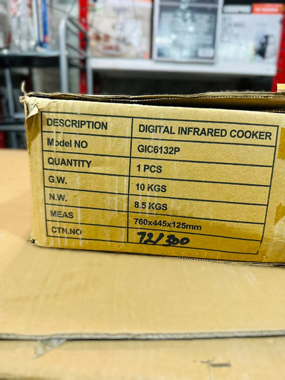 Geepas Double Burner Hot Plate-6132 |khaadiimport.shop