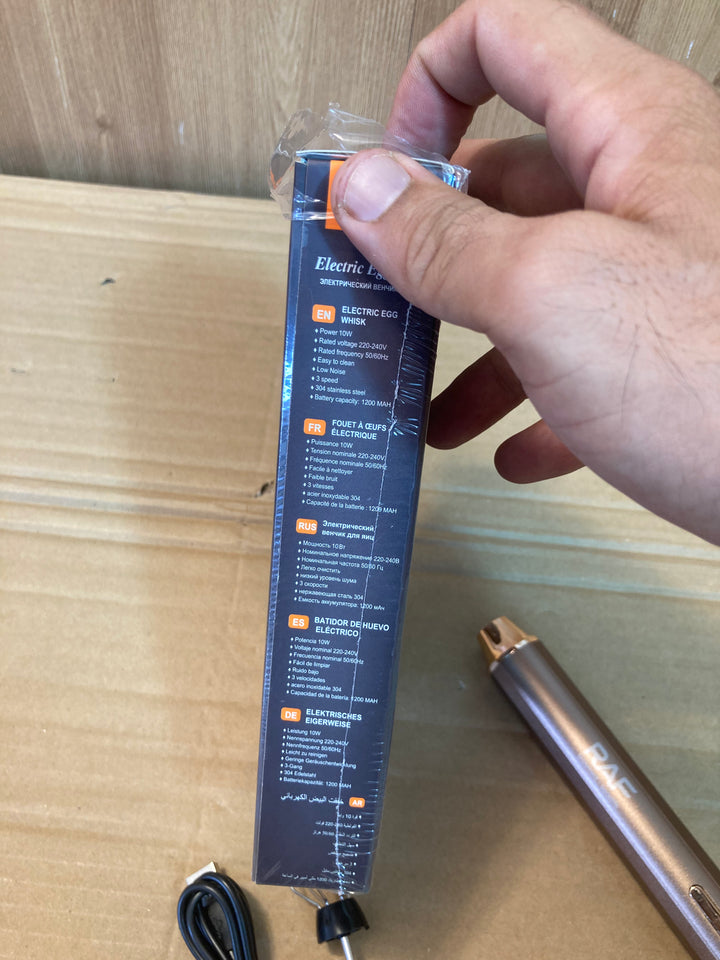 RAF Rechargeable 2-in-1 Egg Beater & Coffee Frother R394G