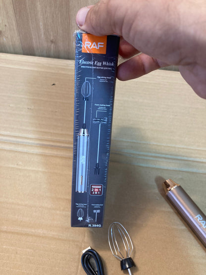 RAF Rechargeable 2-in-1 Egg Beater & Coffee Frother R394G