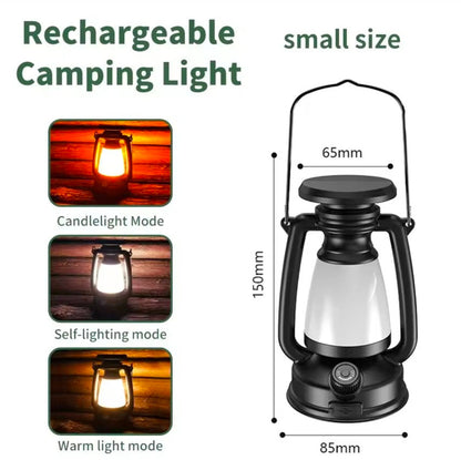 Solar Lantern Rechargeable/Solar Charging Camping Light Portable Camping Lanterns 3 Lighting Modes|khaadiimport