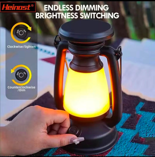Solar Lantern Rechargeable/Solar Charging Camping Light Portable Camping Lanterns 3 Lighting Modes|khaadiimport