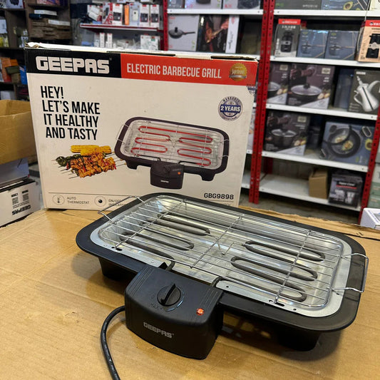 Geepas Electric Barbecue Grill 9898 – Indoor BBQ & Grilling |