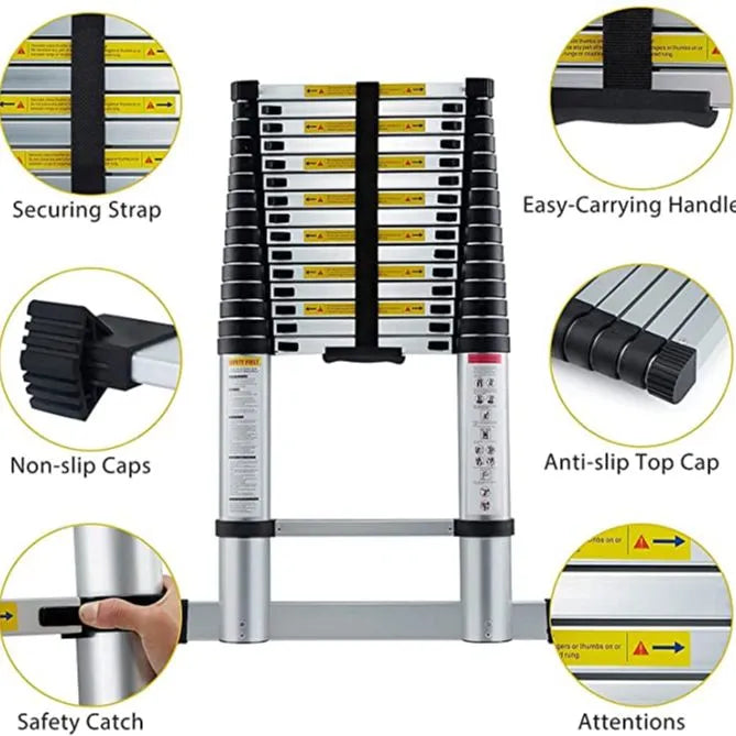 Lot Imported Foldable - Extendable Telescopic Ladder